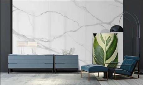 岩板沙发背景墙效果展示