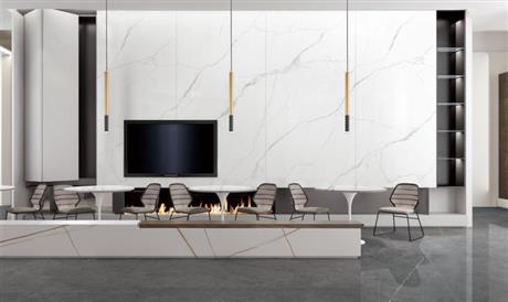 2022岩板电视背景墙装修